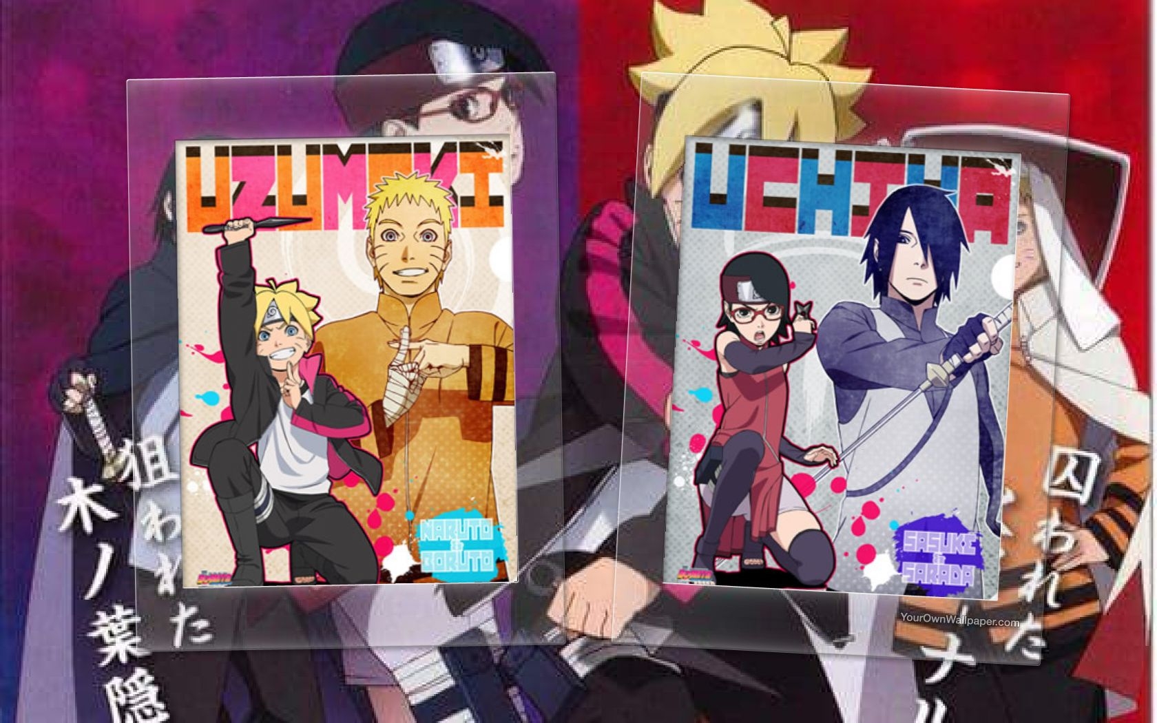 Naruto Sasuke Boruto Sarada Wallpaper 10