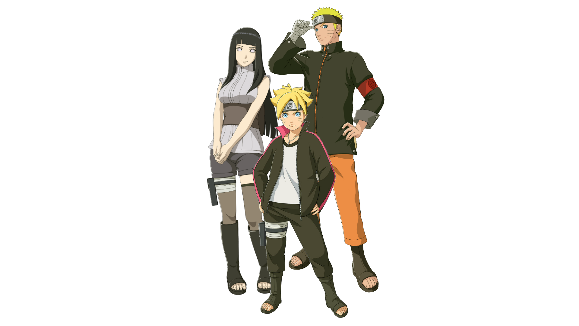 Naruto Hinata Boruto Himawari Render by weissdrum on DeviantArt