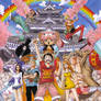 Strawhat Pirates Rainbow Tower Poster