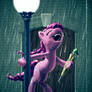 NATG Day 3: Pony with a Prop / Pinkie in the Rain