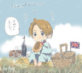 Alfred eating a bun :3