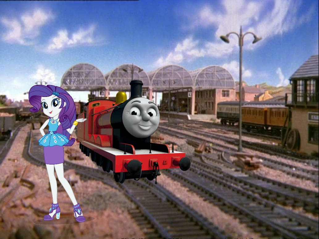 James Rarity James and Rarity at Knapford by StoneKieran07 on DeviantArt