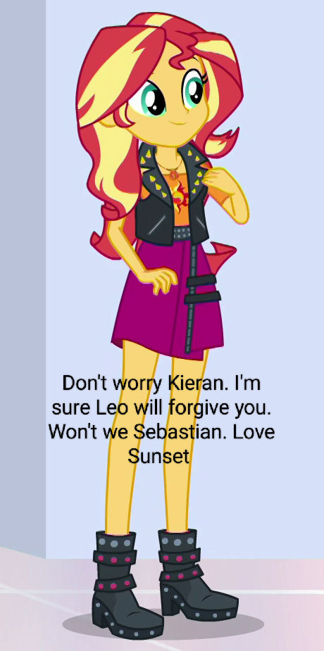 Cheer up message from Sunset Shimmer by StoneKieran07 on DeviantArt
