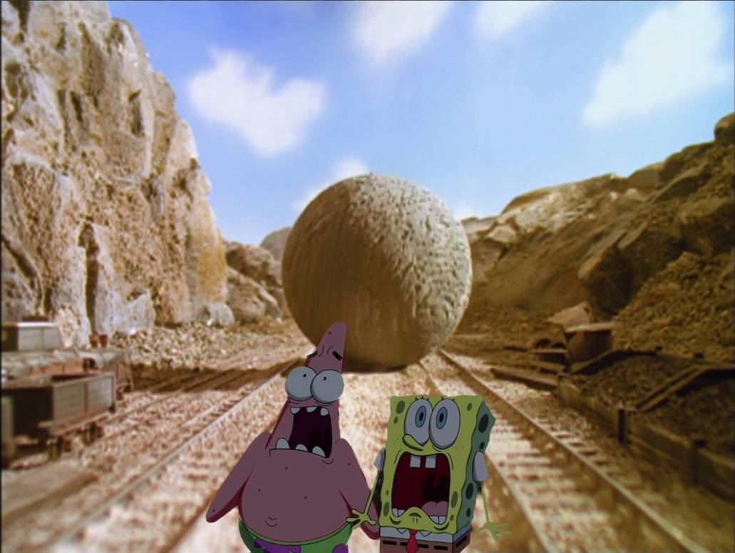 Patrick. See SpongeBob and Patrick see Boulder by StoneKieran07 on DeviantArt