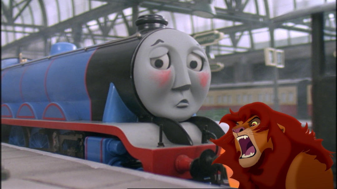 Simba gets cross with Gordon by StoneKieran07 on DeviantArt