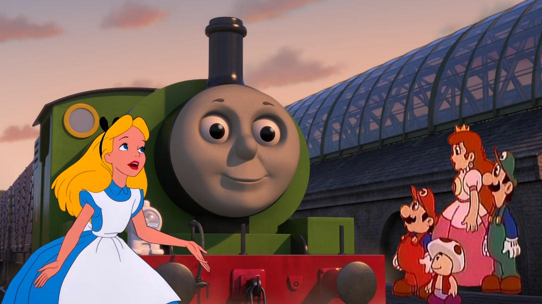 Mario Percy Alice and Percy Meet Mario and his Friends by StoneKieran07 on DeviantArt
