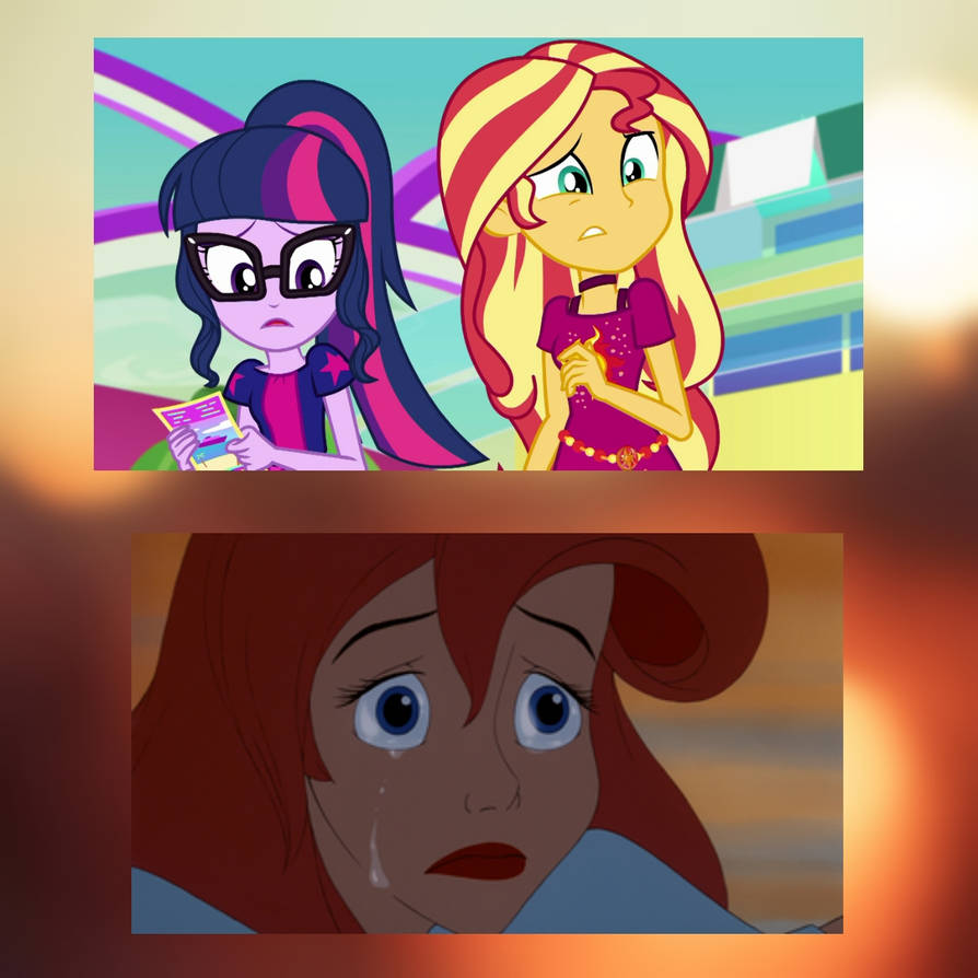 Sci Twi and Sunset Shimmer Comfort Ariel by StoneKieran07 on DeviantArt