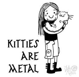 Kitties are metal