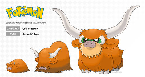 Galarian Swinub, Piloswine and Mamoswine