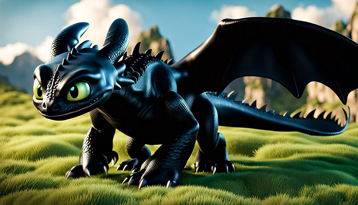 Whight Toothless Winger shrinks Toothless! 2 by ToothlessFan2000 on DeviantArt
