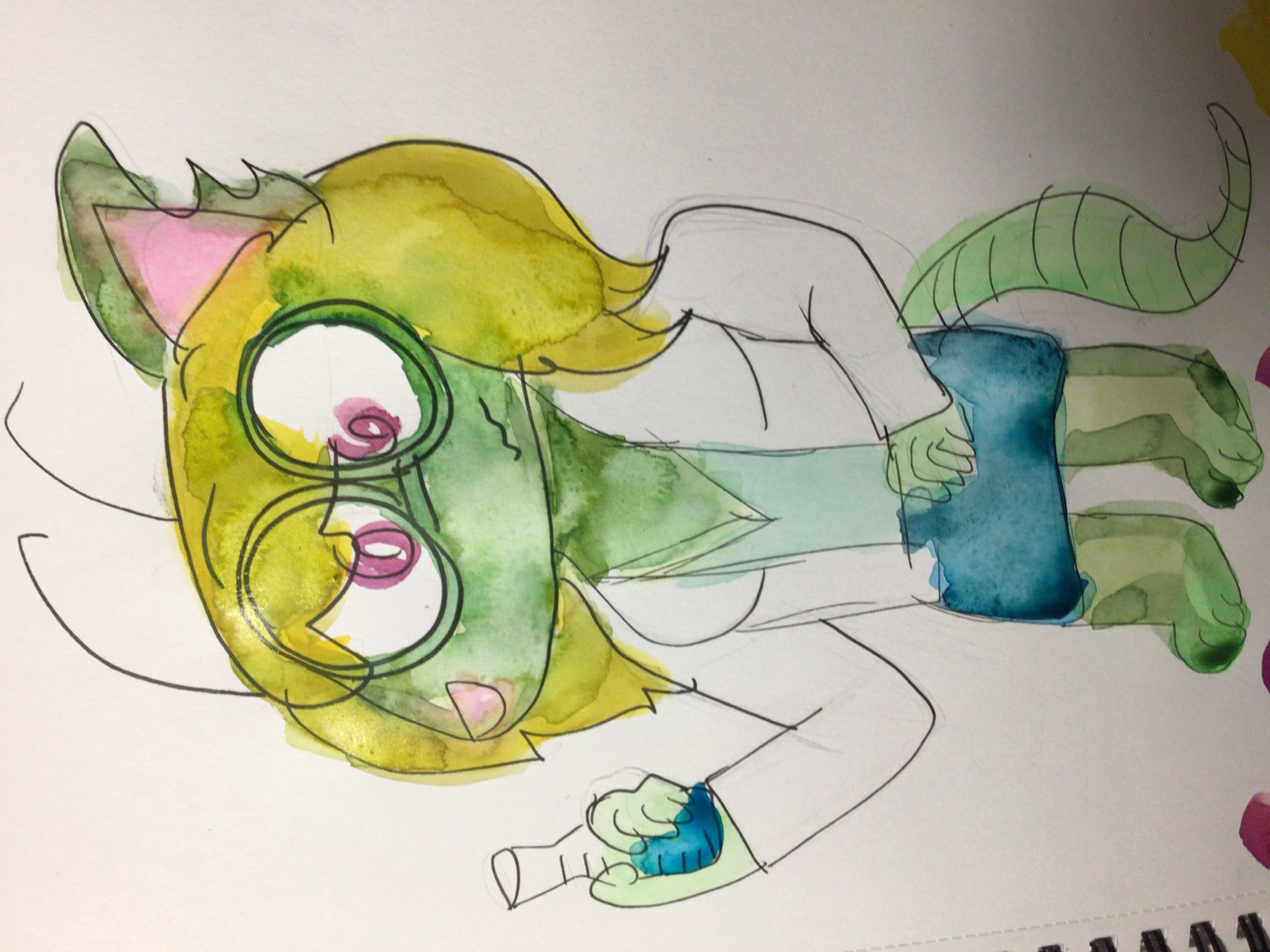 Drawtober day 27: Scientist