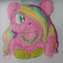 Pastel cowgirl bear