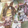 Beautiful disgusting girls(sketchbook spread)