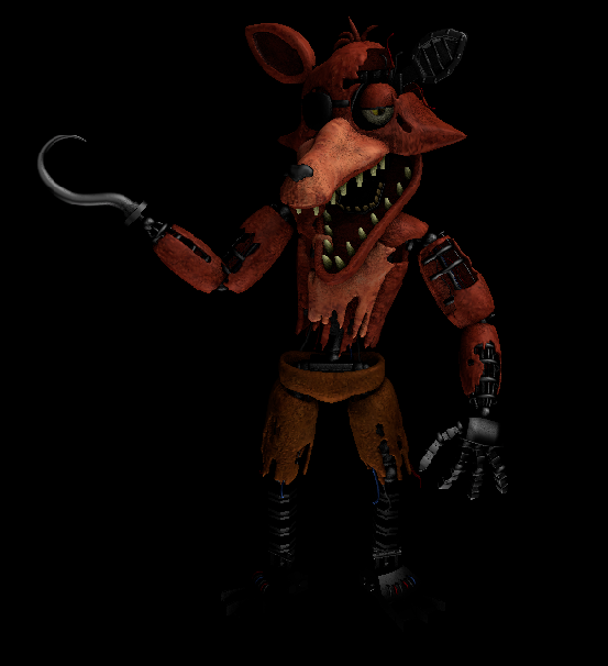 FNAF/SFM) Withered Foxy Full Body by happyfeetpo on DeviantArt