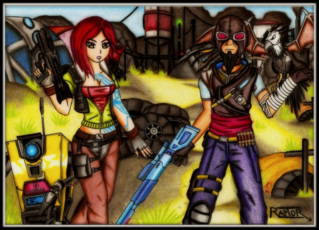 Borderlands - Lilith and Mordecai in Arid Badlands