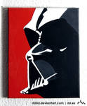 Darth Vader popart painting by rbl3d