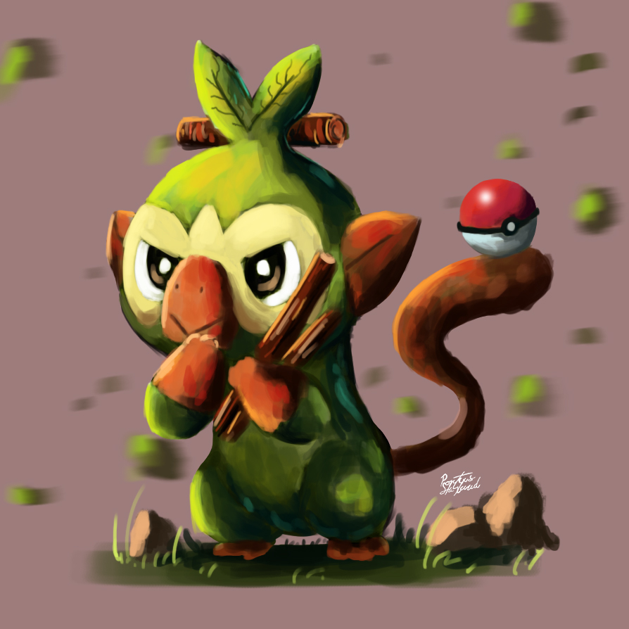 Grokey Face Grookey by SkoglundP on DeviantArt