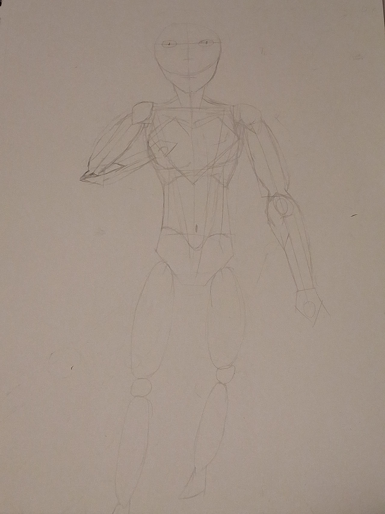 Protagonist body type sketch by bioKumite on DeviantArt