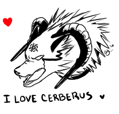 I Love Cerberus by alexyoshida