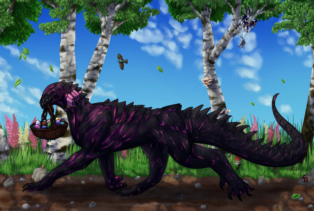 Springtime Monster Springtime Eggs by citrinafyre on DeviantArt