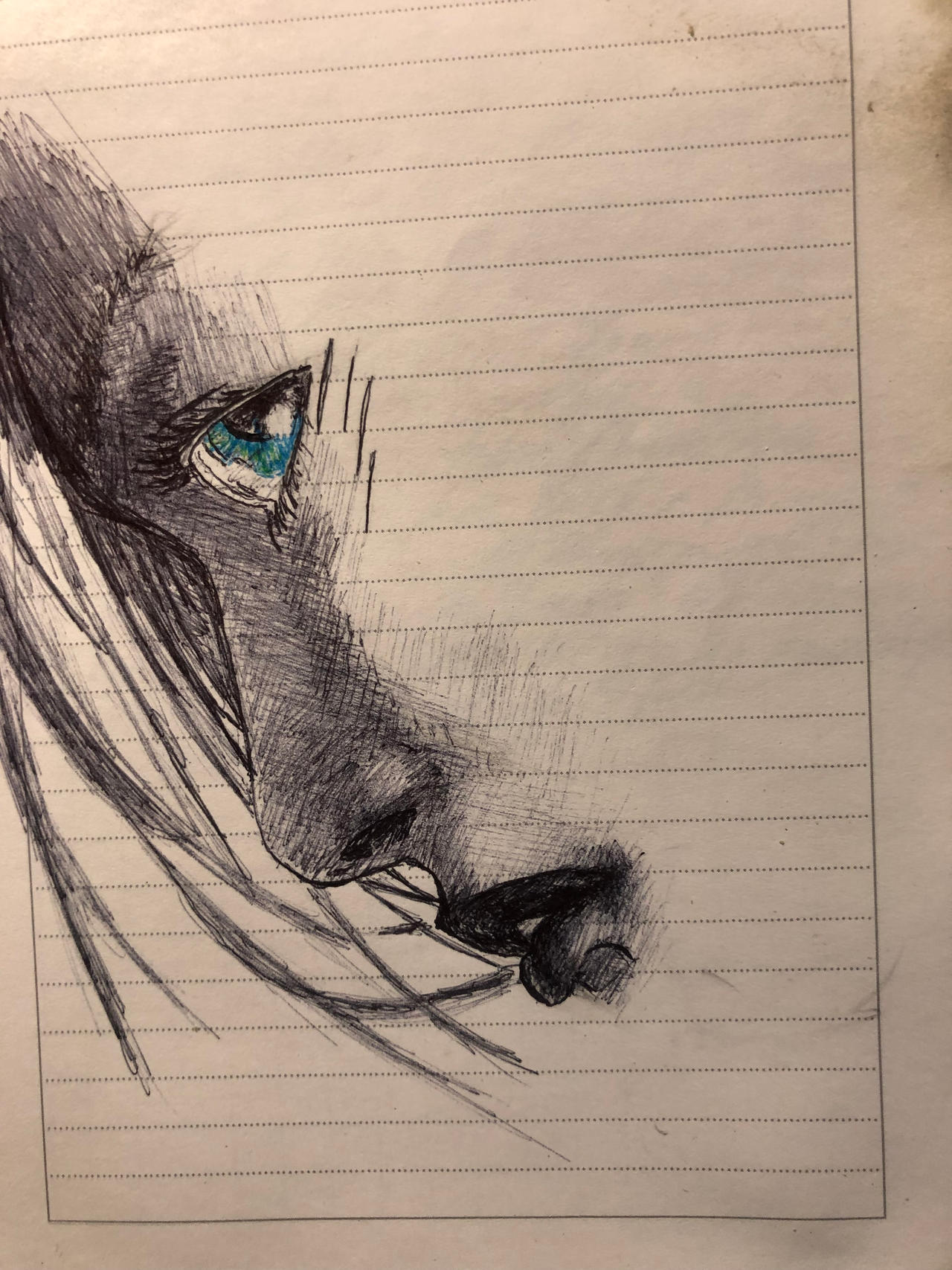 Looking back by orlikewhatever on DeviantArt