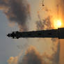 sunset lighthouse aruba