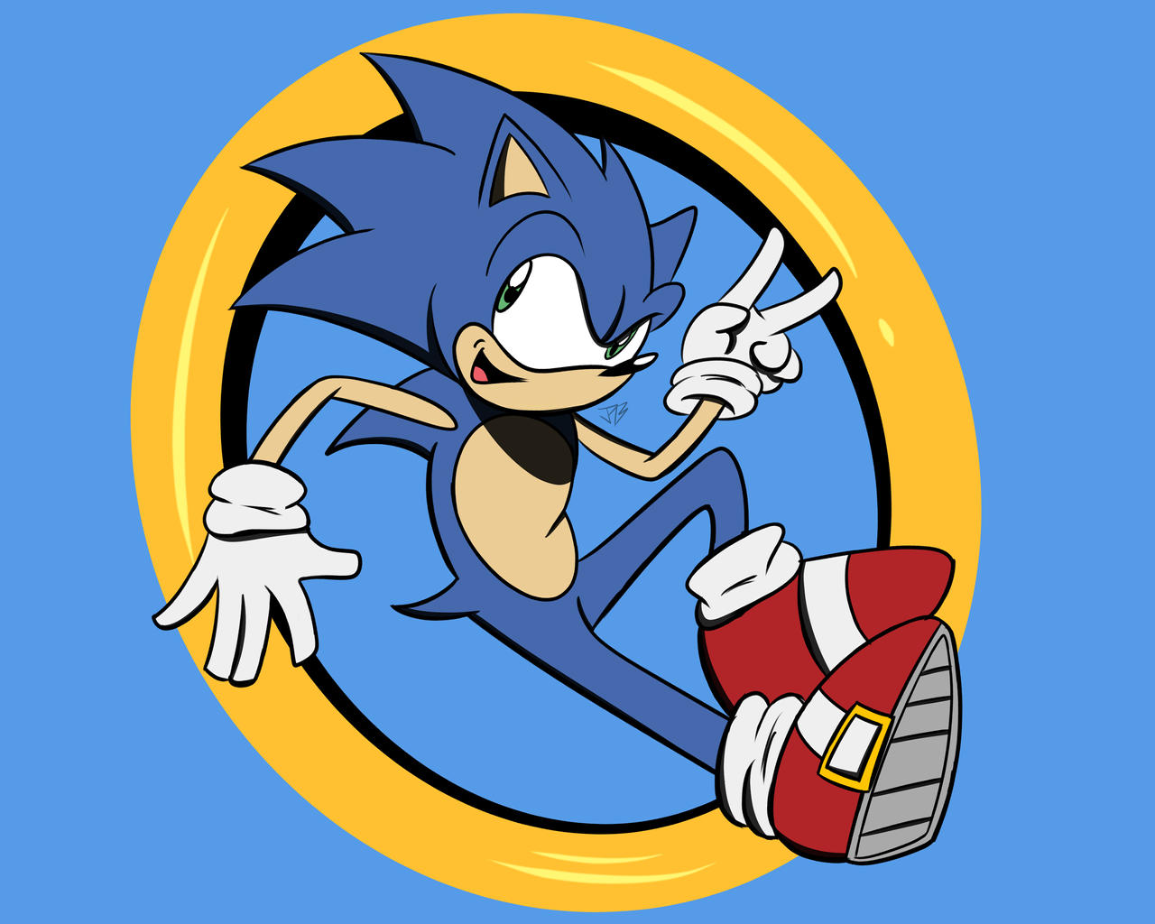 Sonic sketch comm by Swaggobravart on DeviantArt