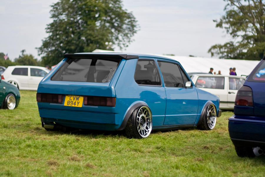 vw golf mk 1 rear by dewdewbum on DeviantArt