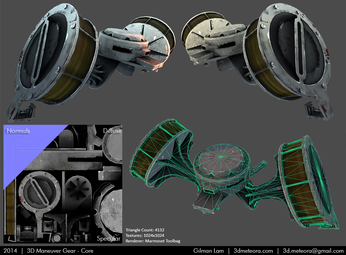 3d Maneuver Gear Blueprints