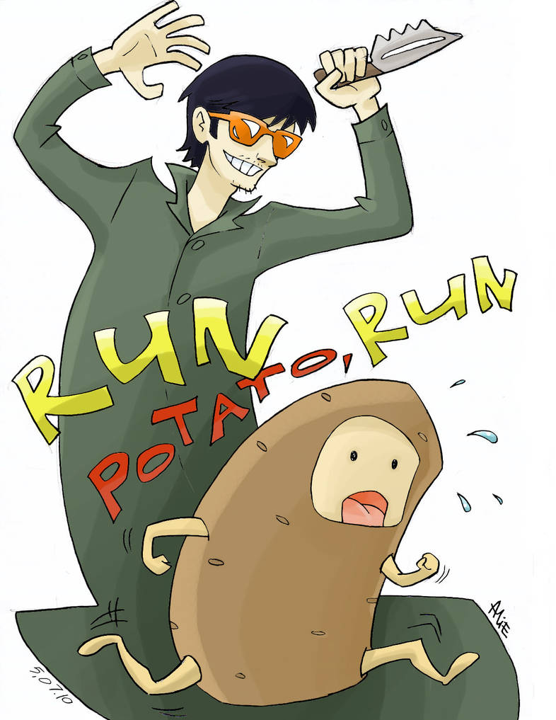 Potato Runes run, potato by just-aLie on DeviantArt