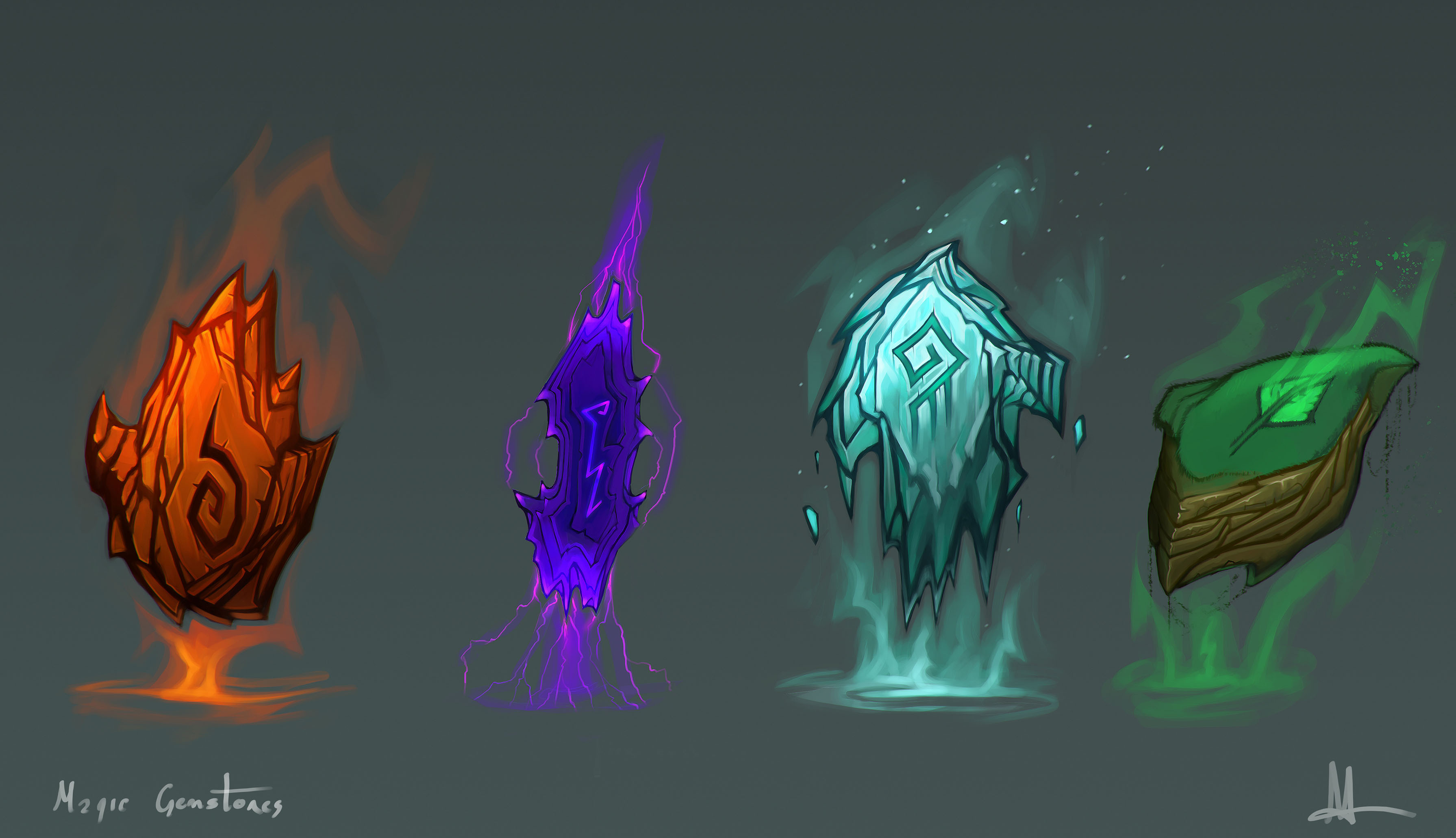 Magic Stones Deviantart Magic gemstones by Jelux09 on DeviantArt