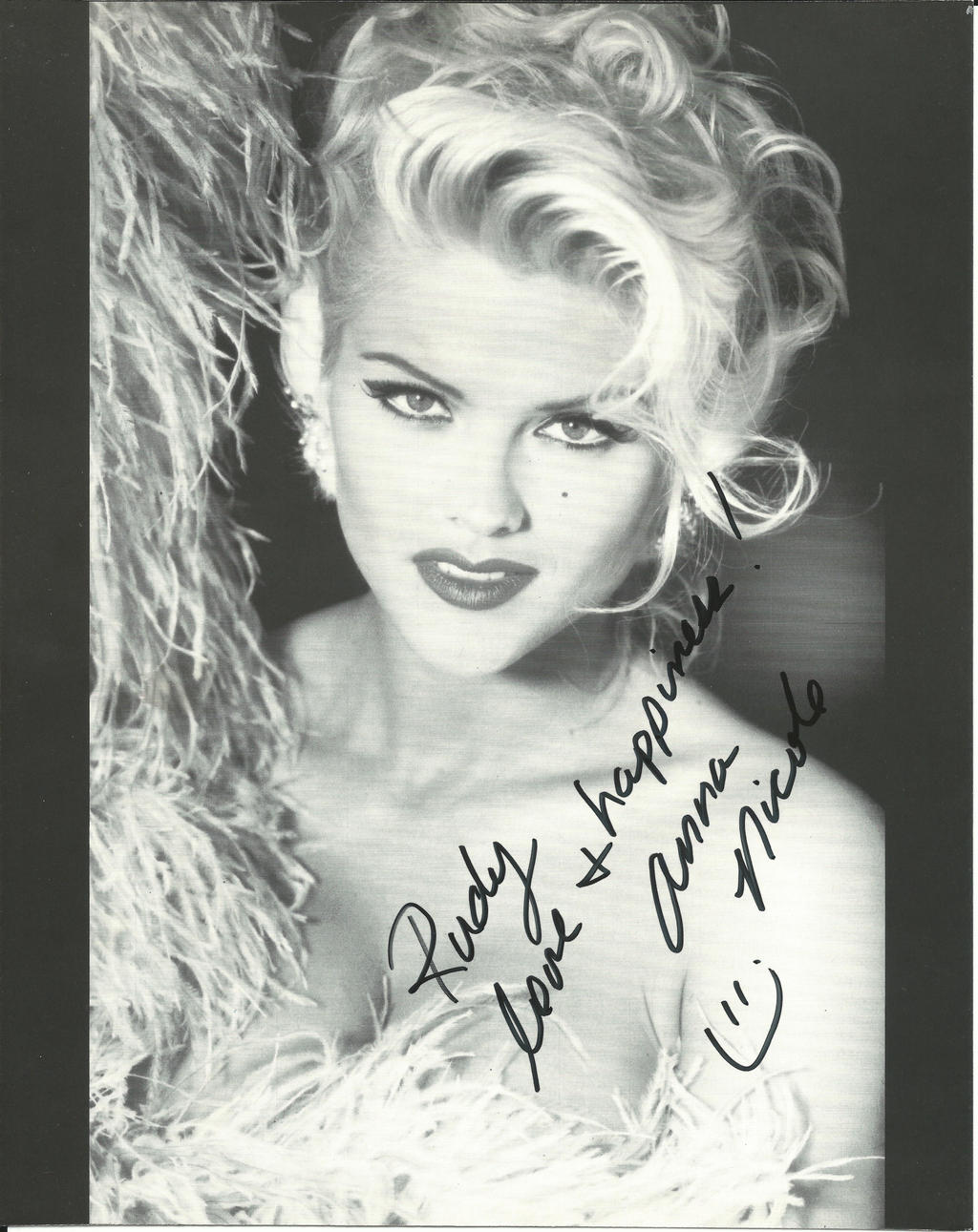 Anna Nicole Smith Autograph