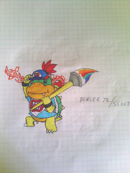 TF2 Mario crossover - Bowser Jr. + Scout