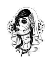 Day of the Dead Tattoo Design