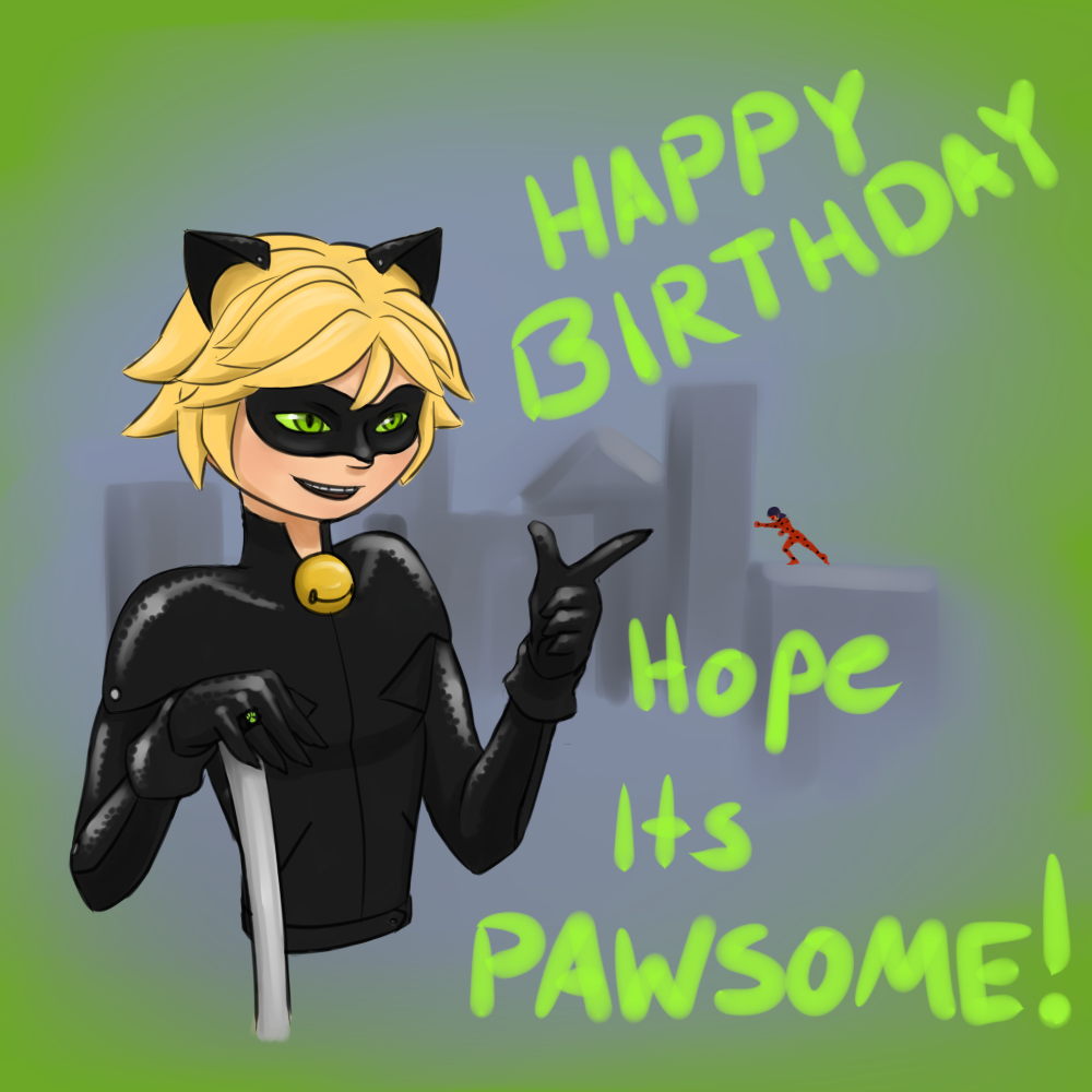 Cat Noir Happy Birthday By Ansatsushawdi On Deviantart Cat Noir Happy Birthday By Ansatsushawdi On Deviantart
