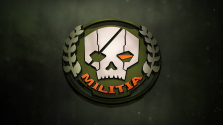 [1920 x 1080] Titanfall 3D Militia Logo