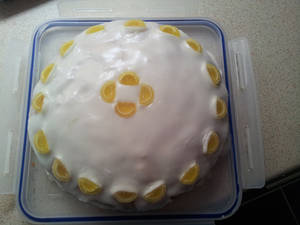 Lemon Yogurt Birthday Cake
