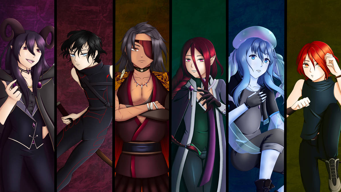 Character Spread Character Spread 2 by NovaAndalusite on DeviantArt