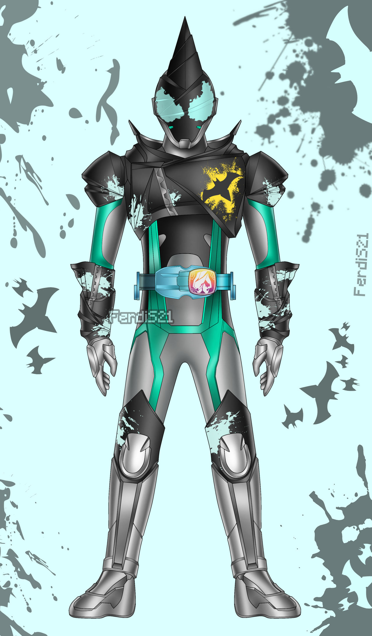 Masked Rider Bat Kamen Rider Evil Bat Genome by FerdiSArt21 on DeviantArt