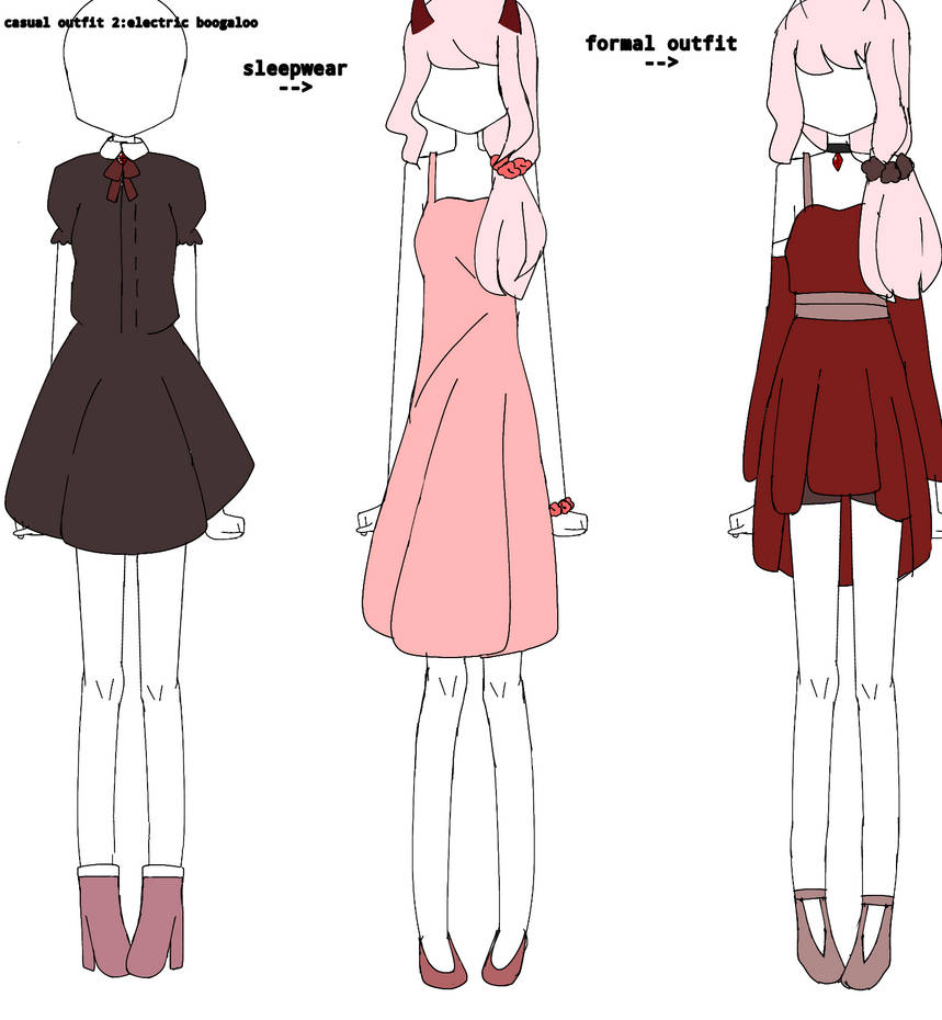 outfit designs for my oc (: by coalsucksass on DeviantArt
