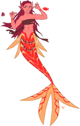 Predator mermaid adoptable [OPEN]