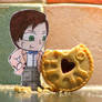 11th Doctor and the Traditional Jammie Dodger