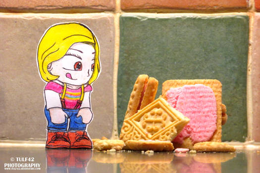 13th Doctor and the Strawberry Custard Cream