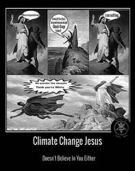 Climate Change Jesus by MSOwolf