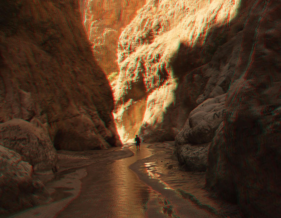 saklikent -  anaglyph