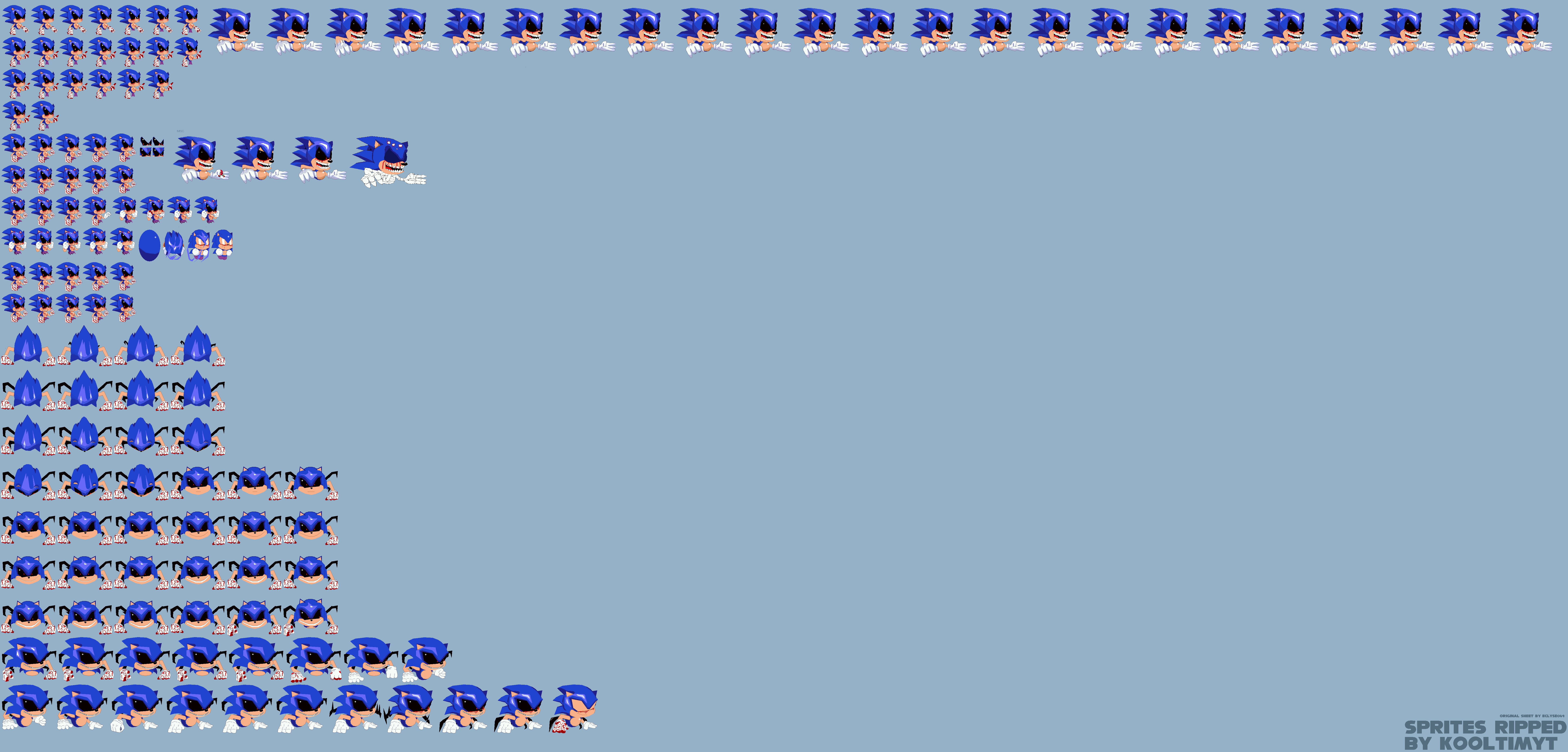 Modgen Classic Sonic Supreme Sprite Sheet Complete by SONIcsez1234 on  DeviantArt