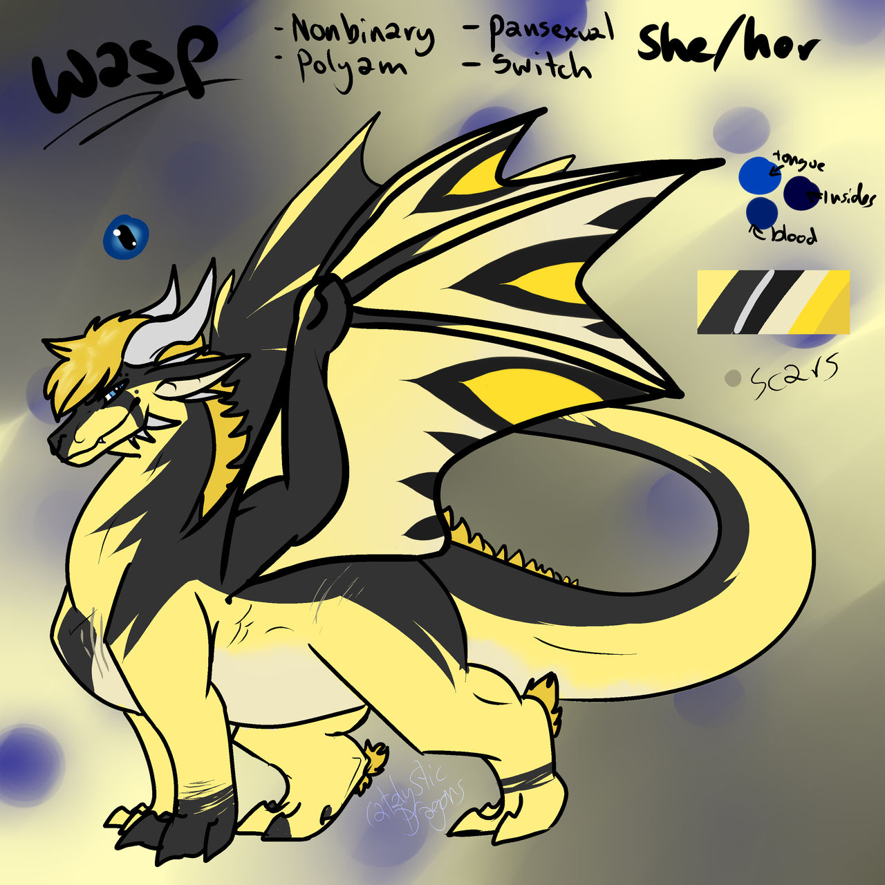 Wasp ref by CatalysticDragons on DeviantArt