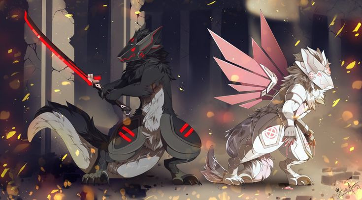 (((Protogen twins)))