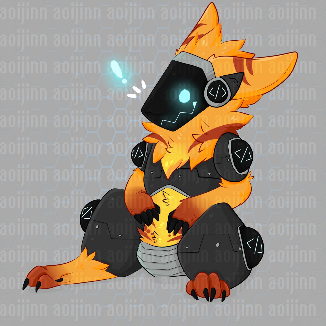 Cool Chibi Protogen by ChibiProtogen on DeviantArt