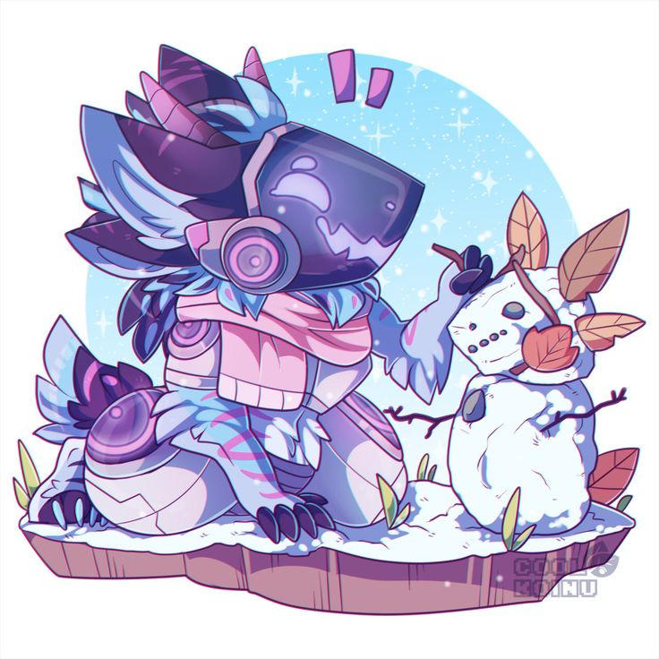 Chibi protogen building a proto-man aka snowman by ChibiProtogen on ...